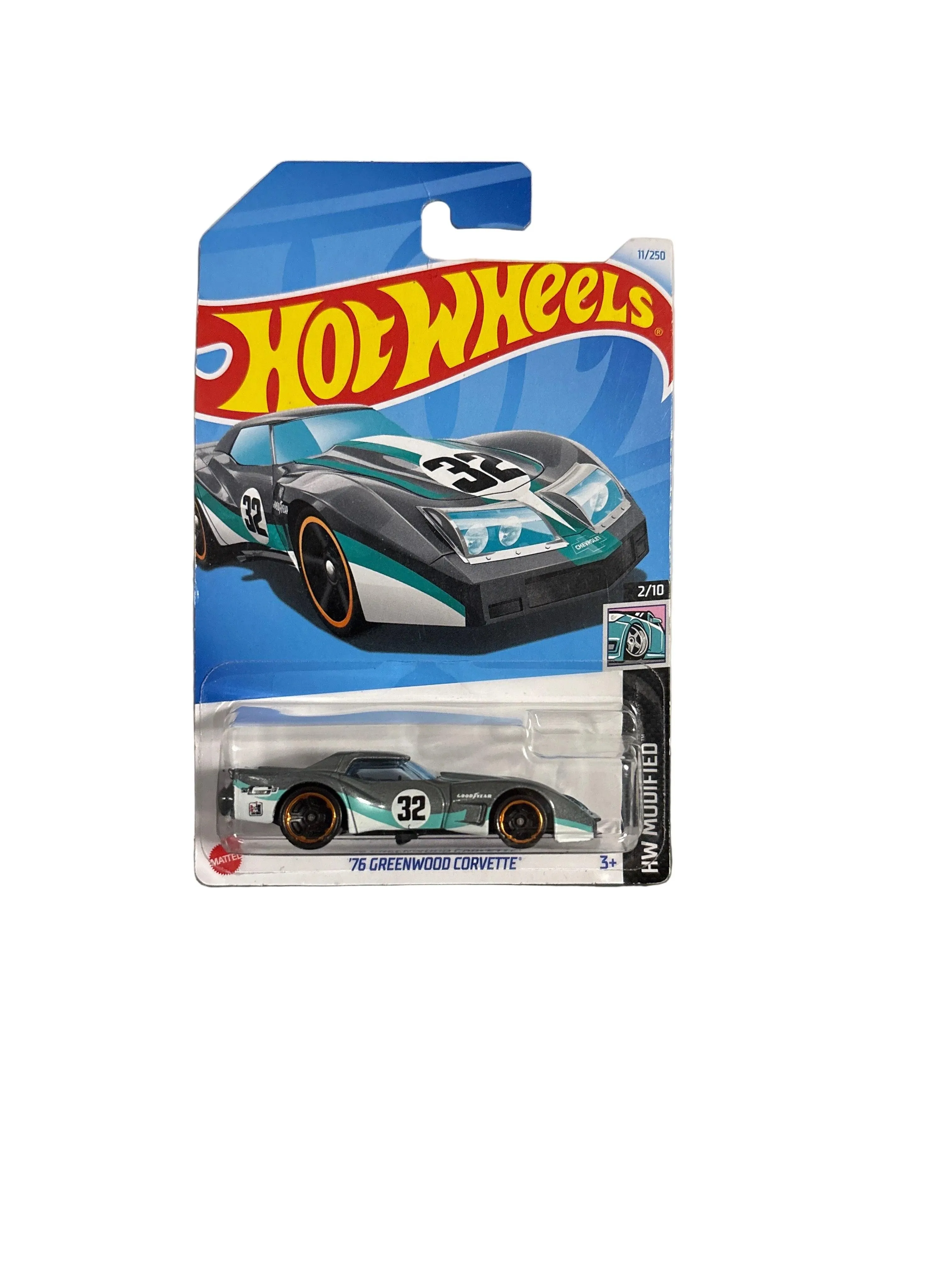 Hot Wheels 76 Greenwood Corvette Diecast