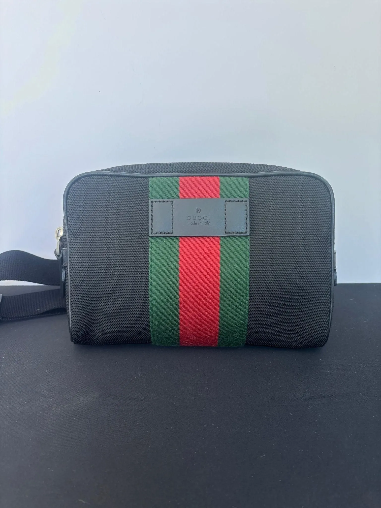Gucci Techno Canvas Belt Bag