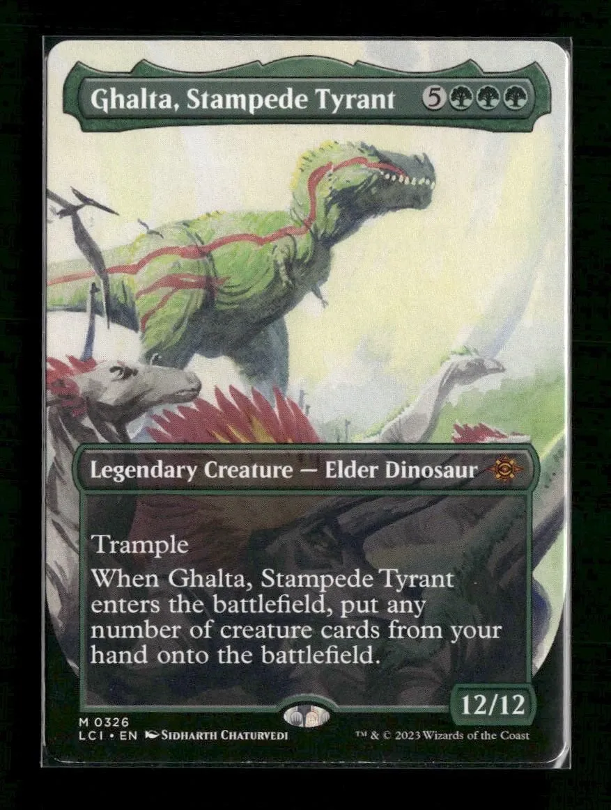 The Lost Caverns of Ixalan Ghalta, Stampede Tyrant (Borderless) #326