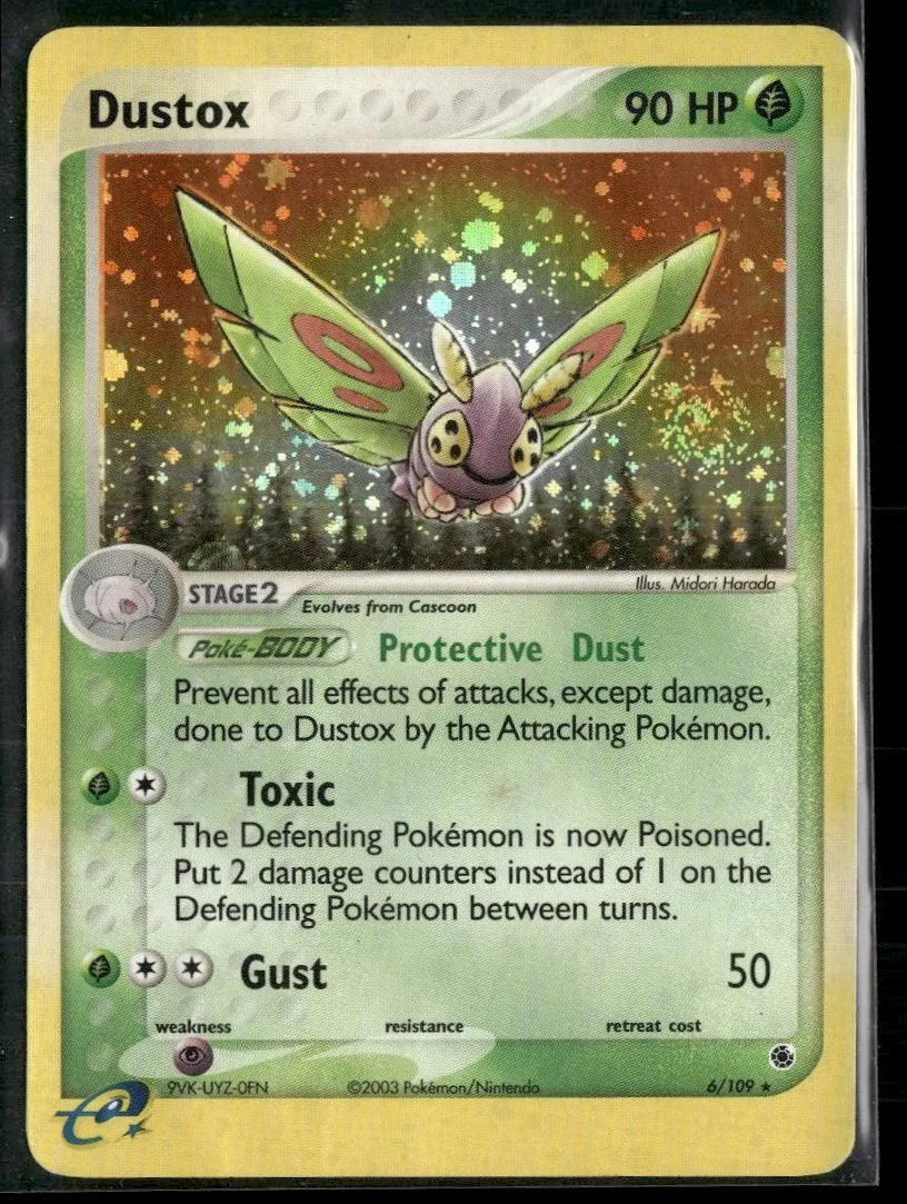 Ruby and Sapphire Dustox #6/109 Damaged