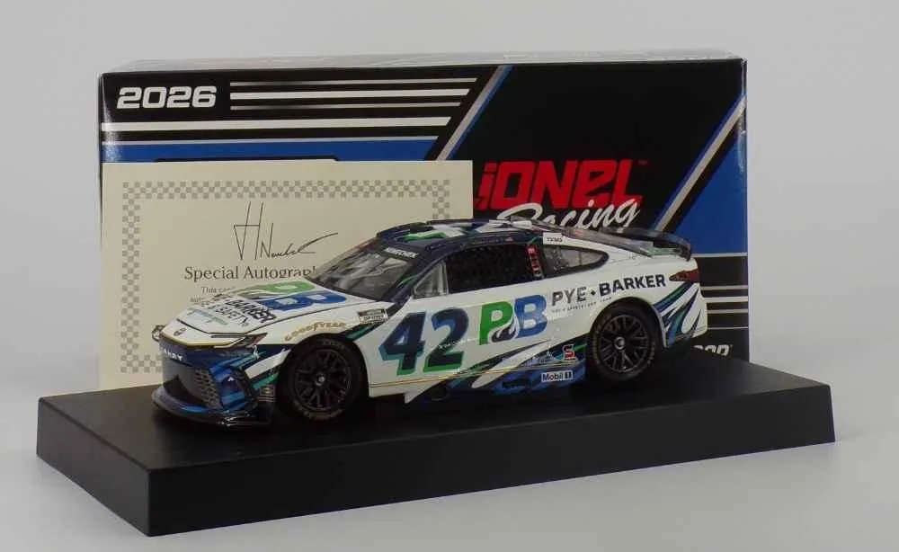 John Hunter Nemechek Autographed 2026 Pye-Barker 1:24