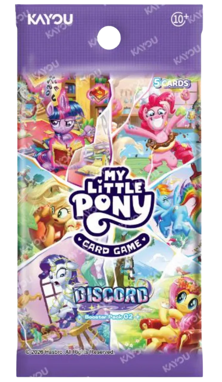 Kayou My Little Pony Trading Card Game: Discord!!! BP02 Booster Pack
