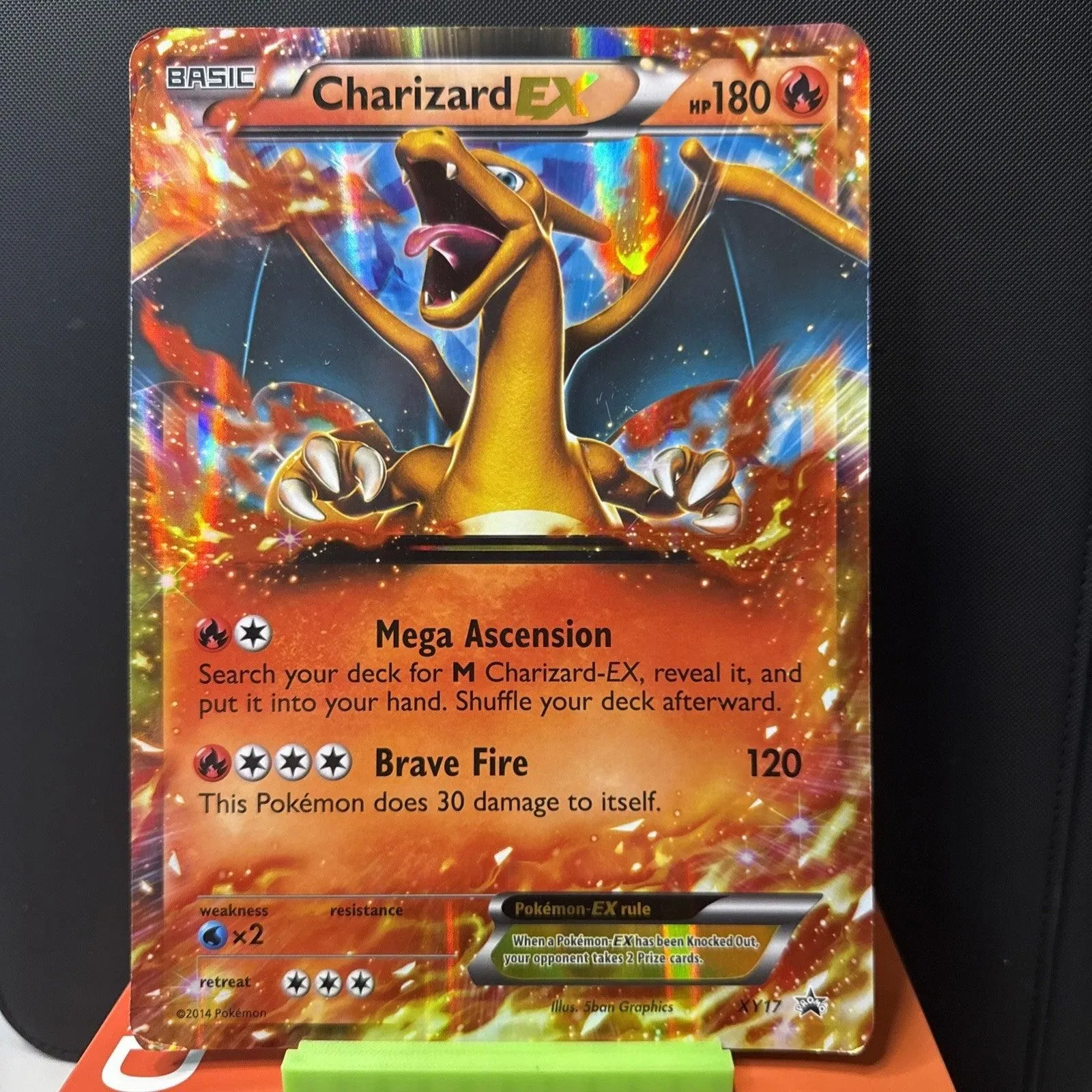 Pokemon 2014 Charizard EX XY17 JUMBO Holo NM/M Oversized Promo Card
