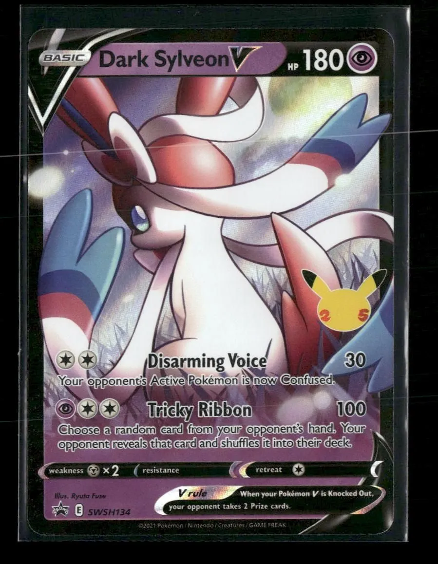 SWSH: Sword & Shield Promo Cards Dark Sylveon V #SWSH134