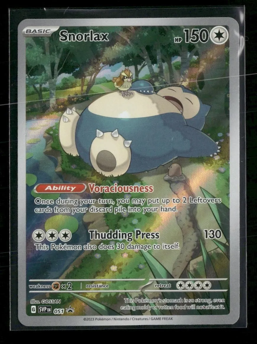 SV: Scarlet & Violet Promo Cards Snorlax #051