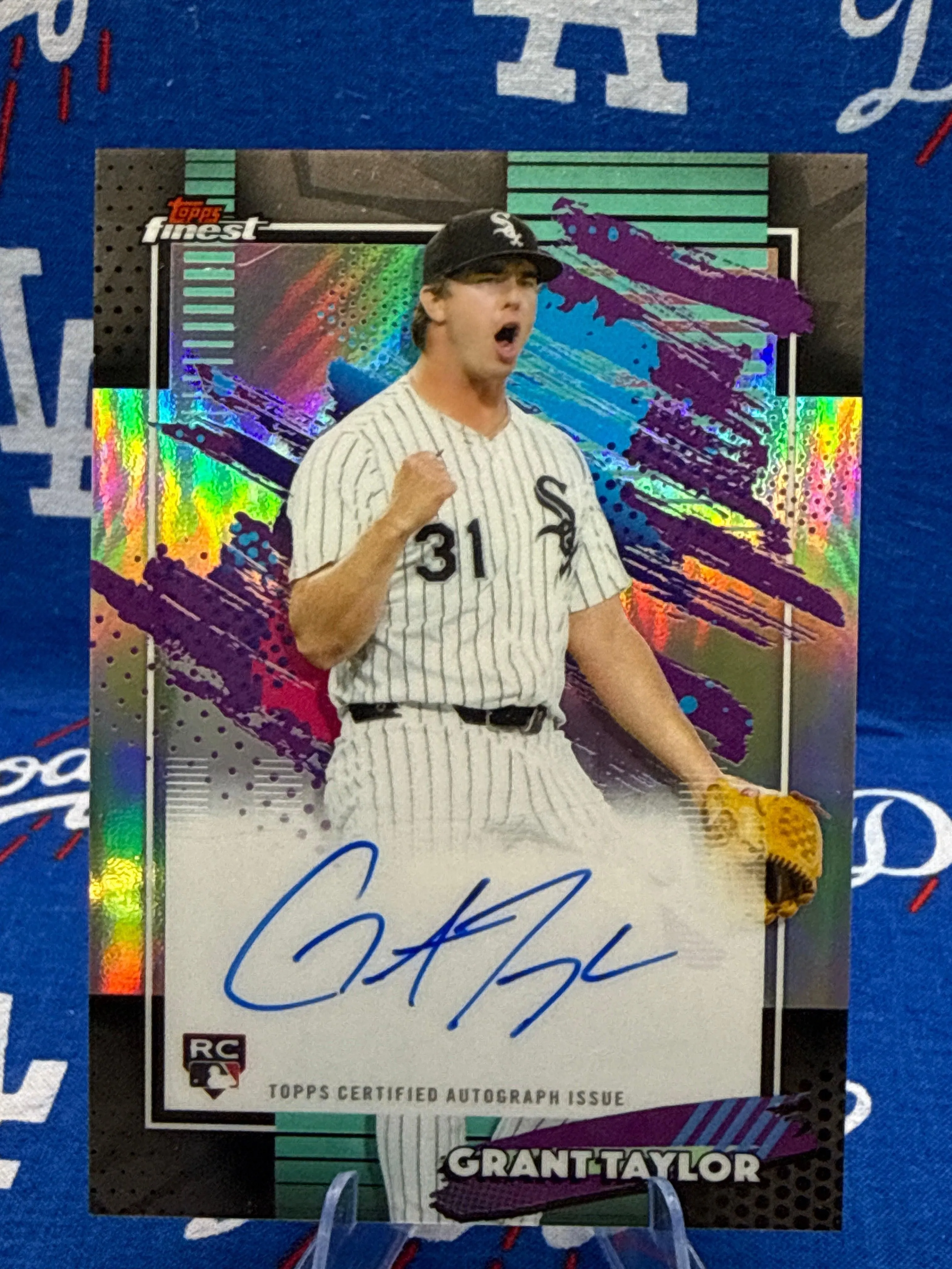 2026 Topps Finest Grant Taylor FA-TA Finest Autograph Refractor RC