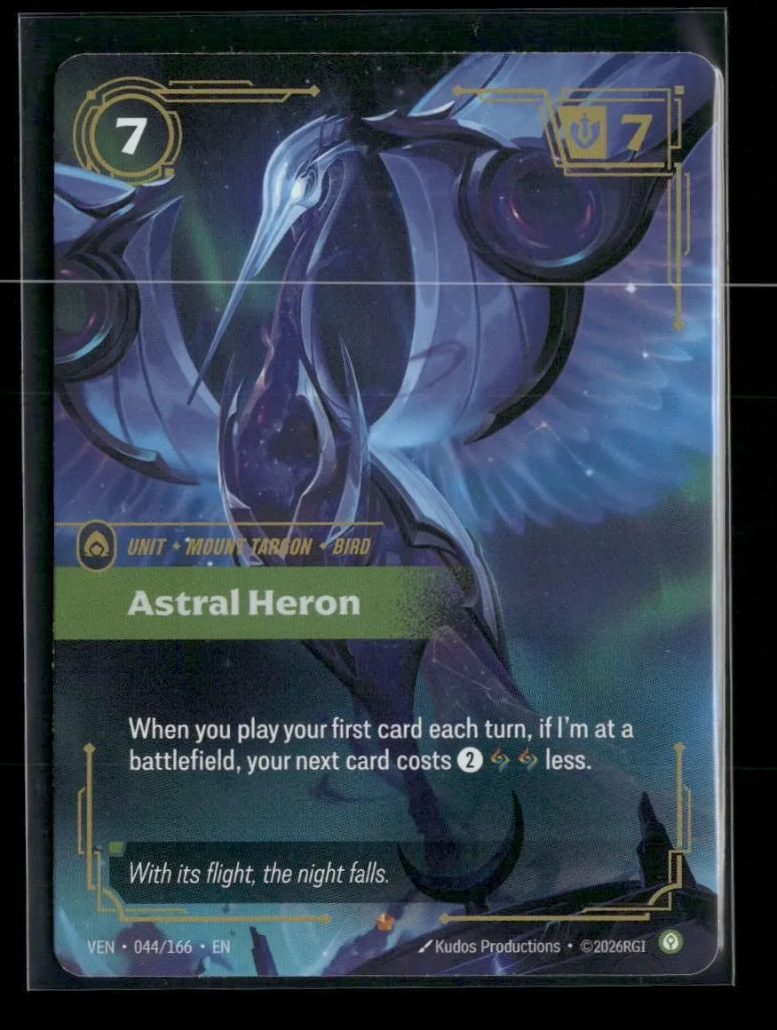 Astral Heron #44/166 Rare - Riftbound