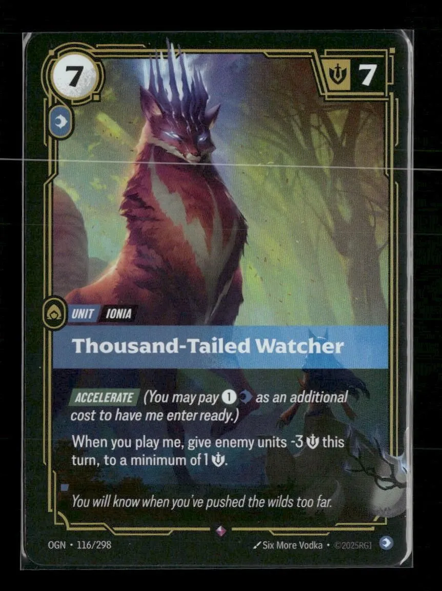 Thousand-Tailed Watcher #116/298 Rare - Riftbound Origins