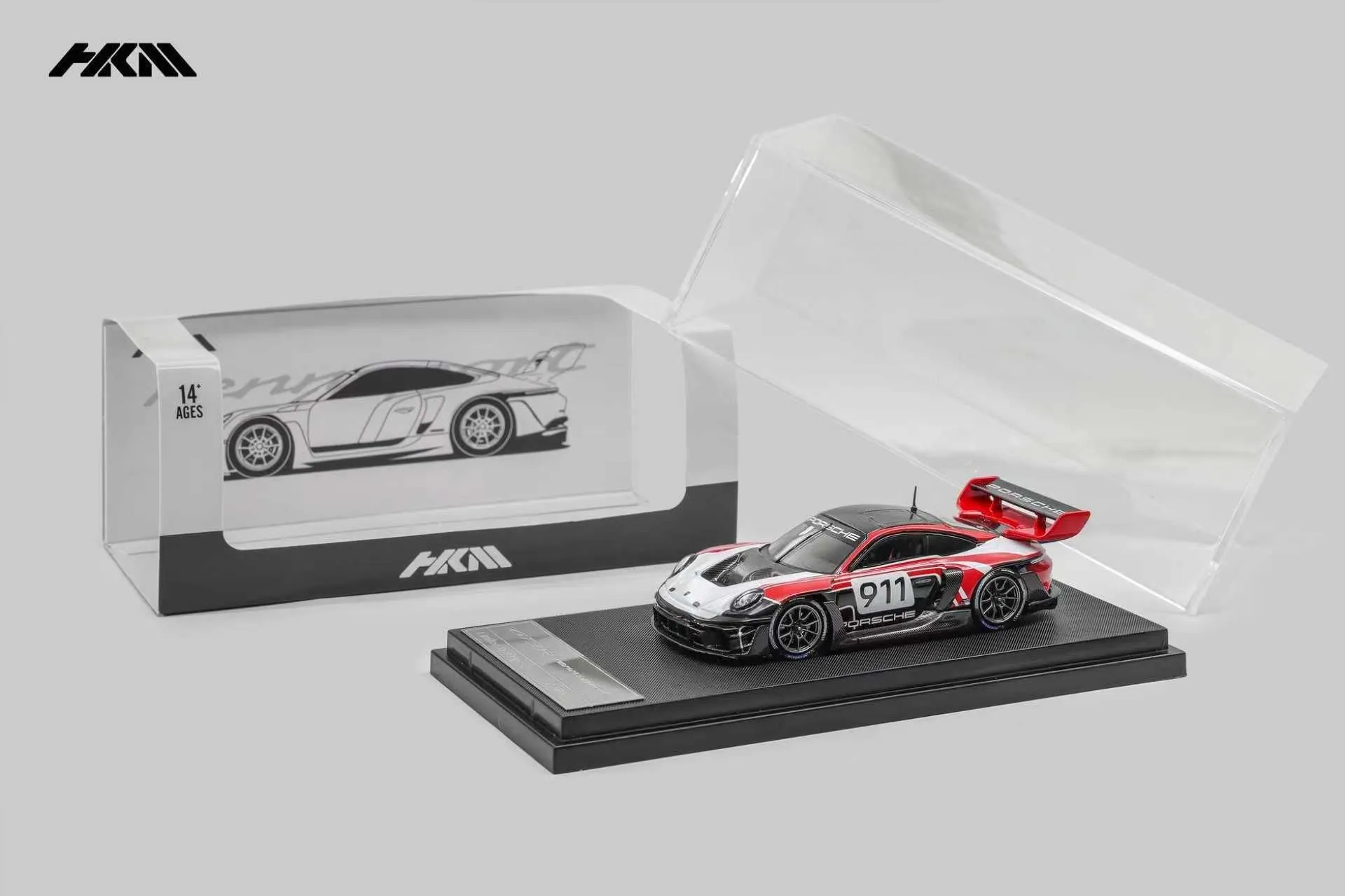 HKM Porsche 911 (992) GT3 R Rennsport (Red/White)