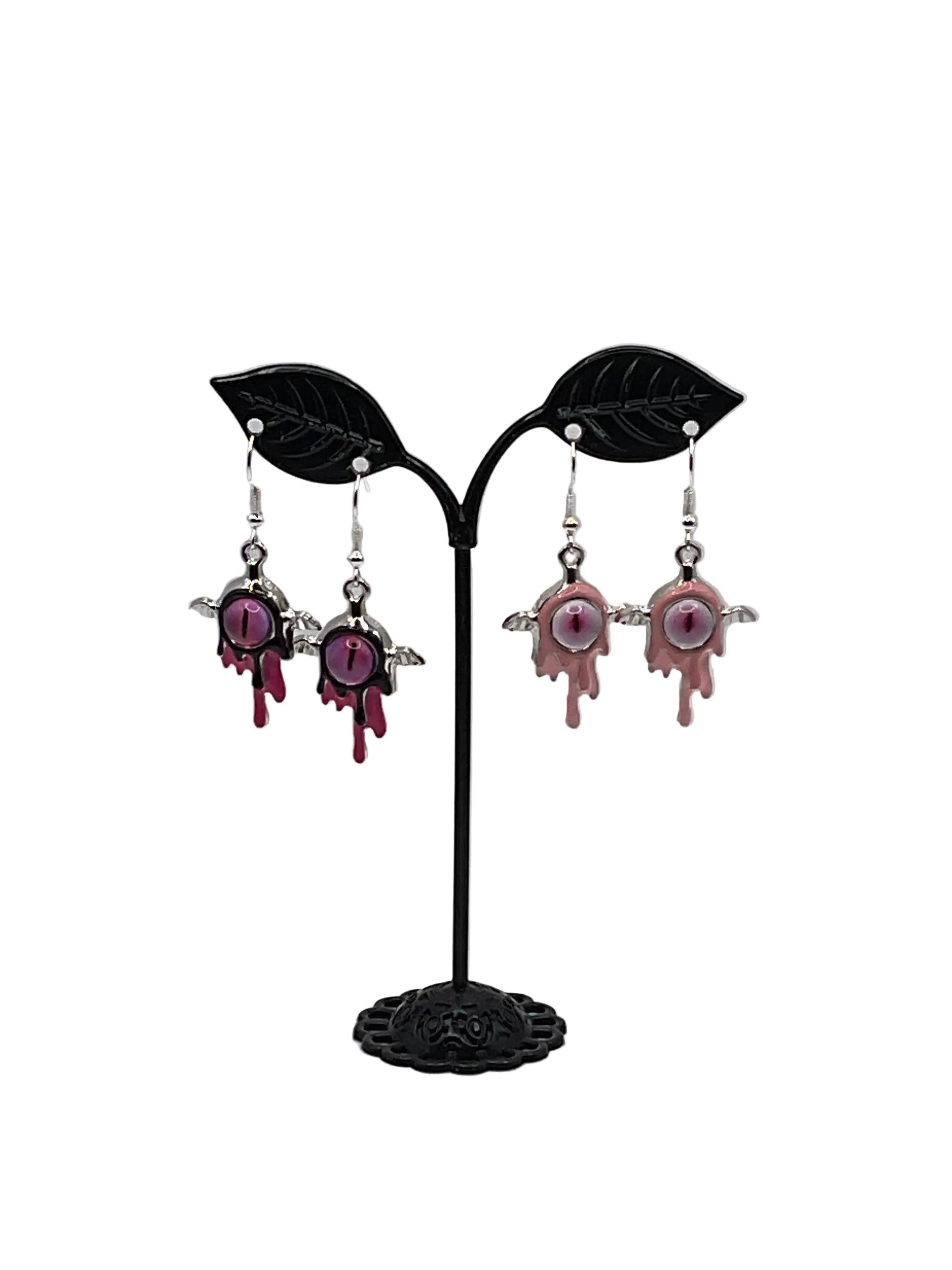 Melting Evil Eye Earrings