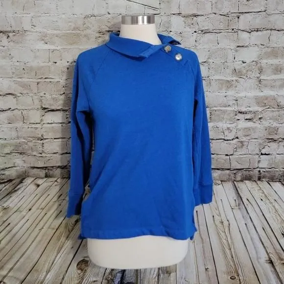 Product image for JCrew Factory Sweatshirt Size XXS Blue