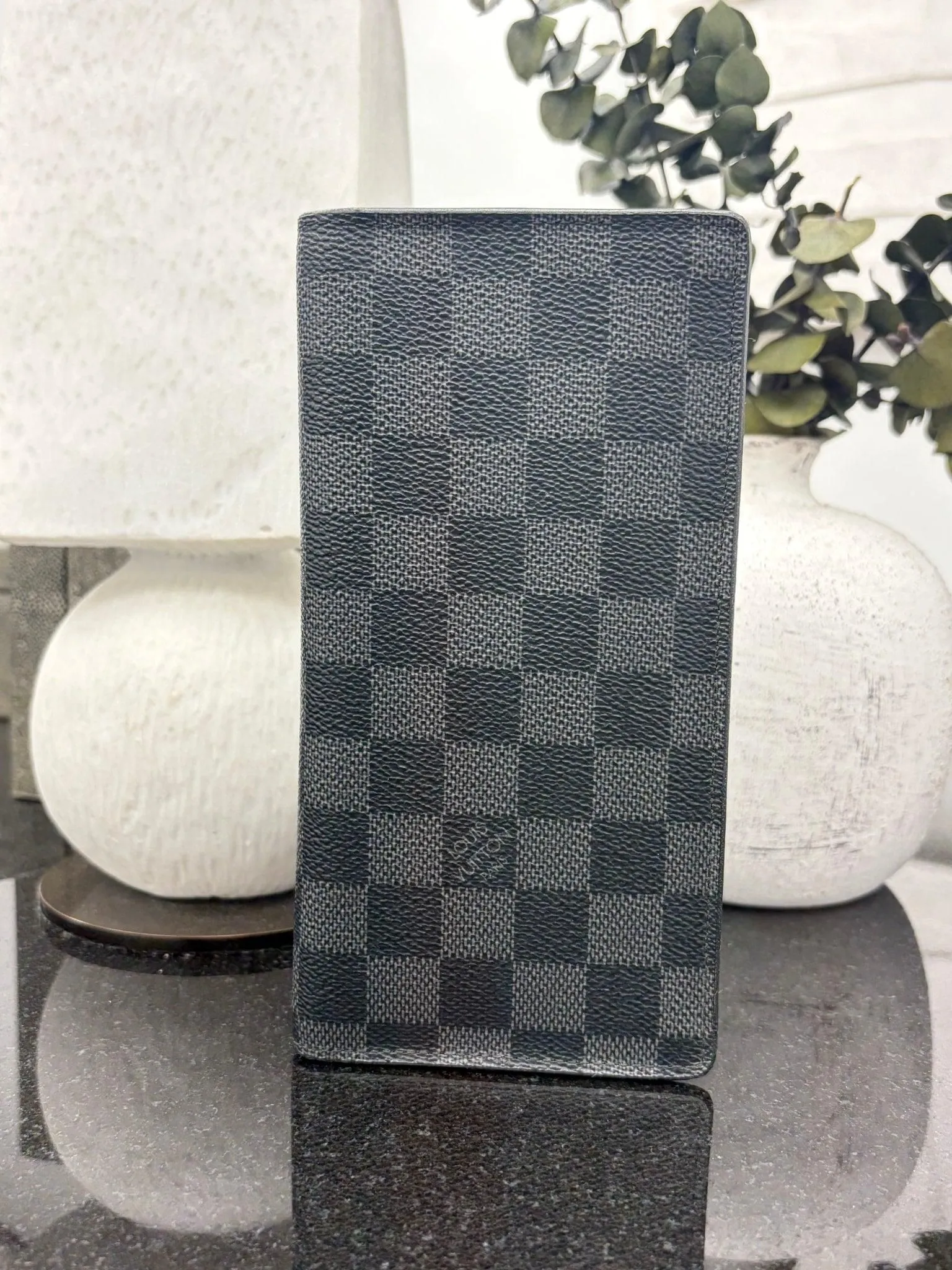 Louis Vuitton Damier Graphite Brazza Wallet