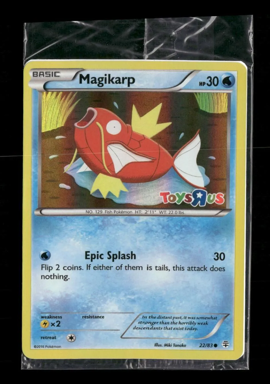 Miscellaneous Cards & Products Magikarp (Toys-R-Us Stamp) #022/083 Sealed