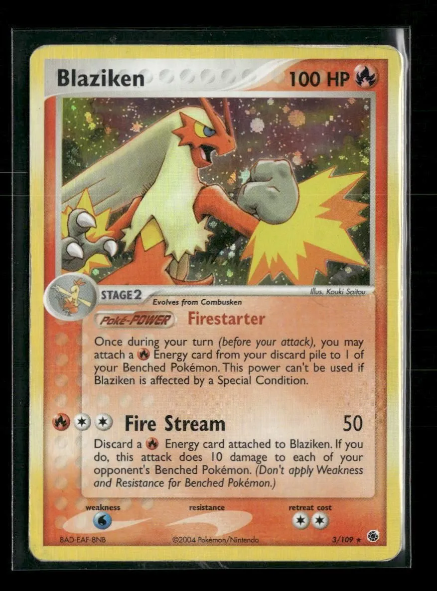 EX Battle Stadium Blaziken (Holo) #3 *Damaged*