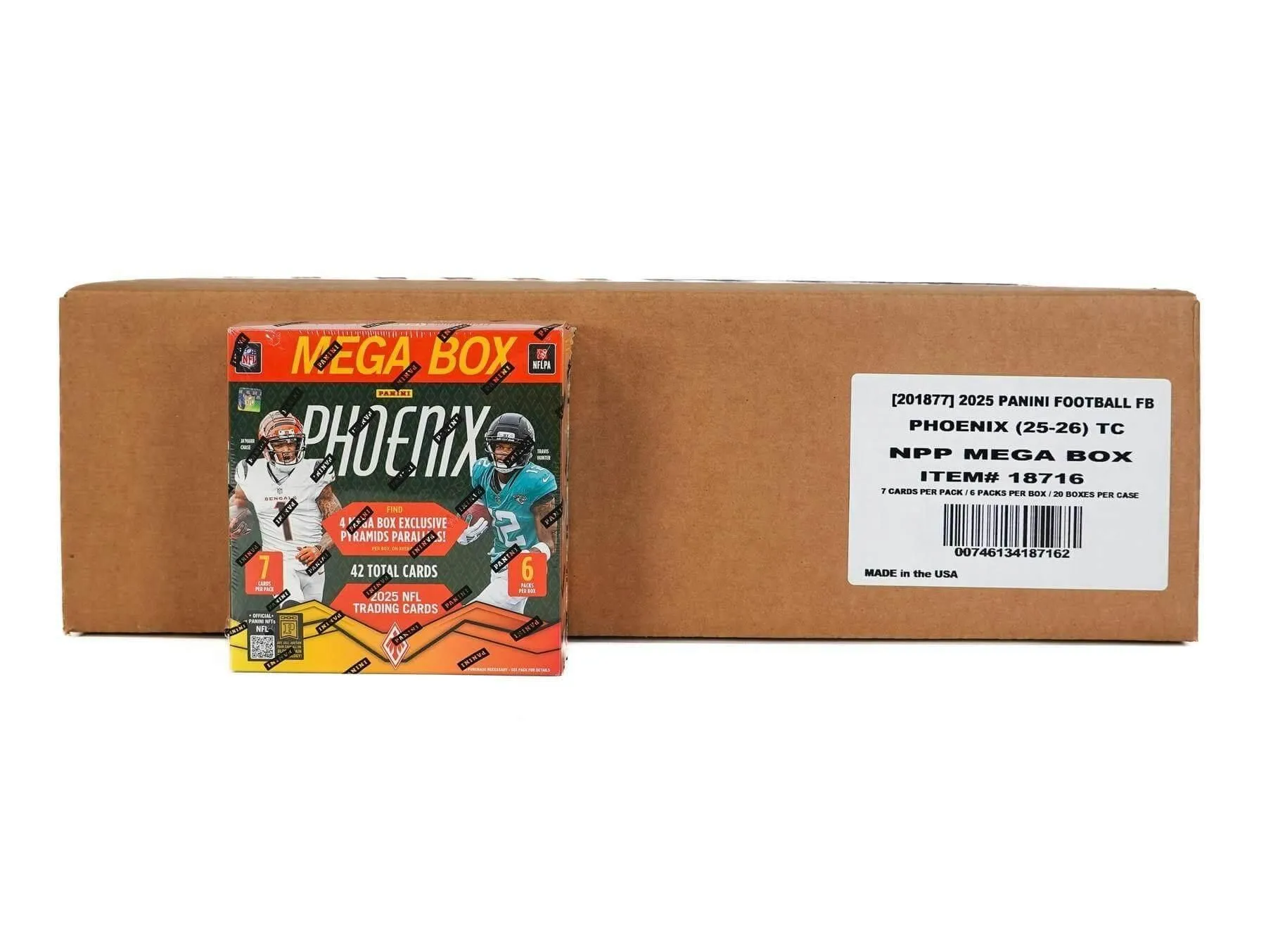 2025 Panini Phoenix Football Mega 20-Box Case (Pyramids Parallels!)