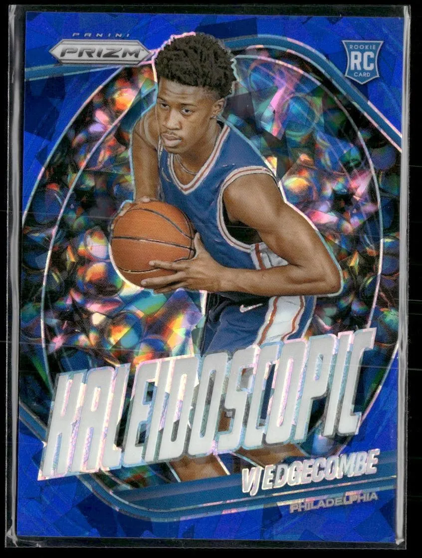2024 Panini Prizm Draft Picks Rated Prospect Prizms Blue Ice V.J. Edgecombe /99
