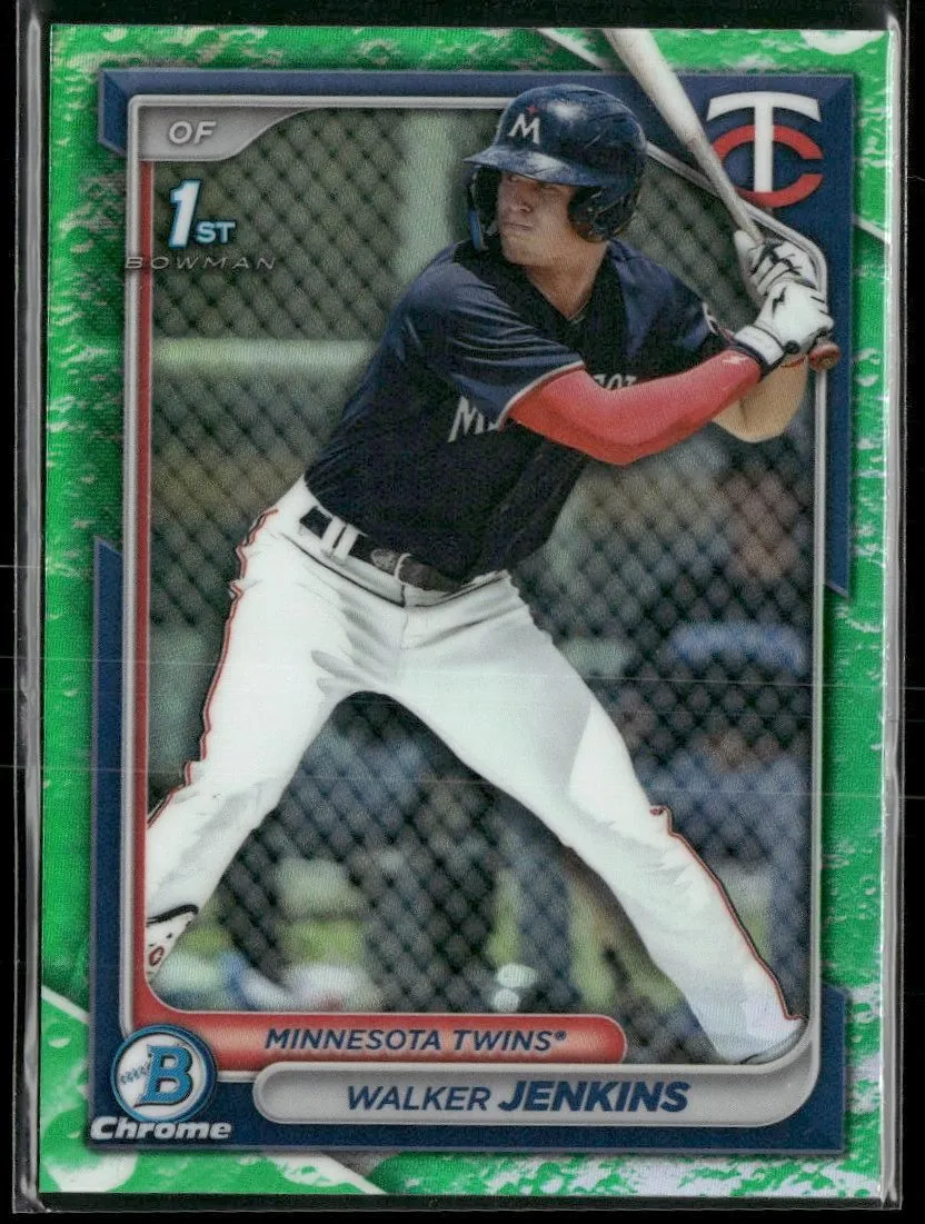 2024 Bowman Chrome Prospects Lunar Glow Refractors Walker Jenkins #BCP-43
