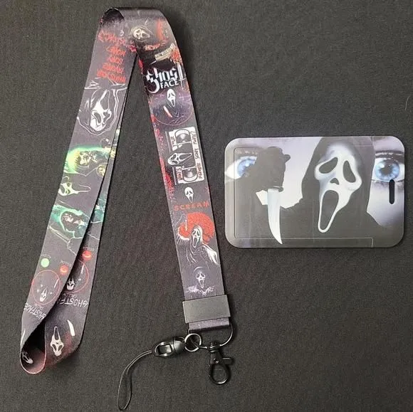 Product image for Ghostface ID Cardholder and Lanyard Set