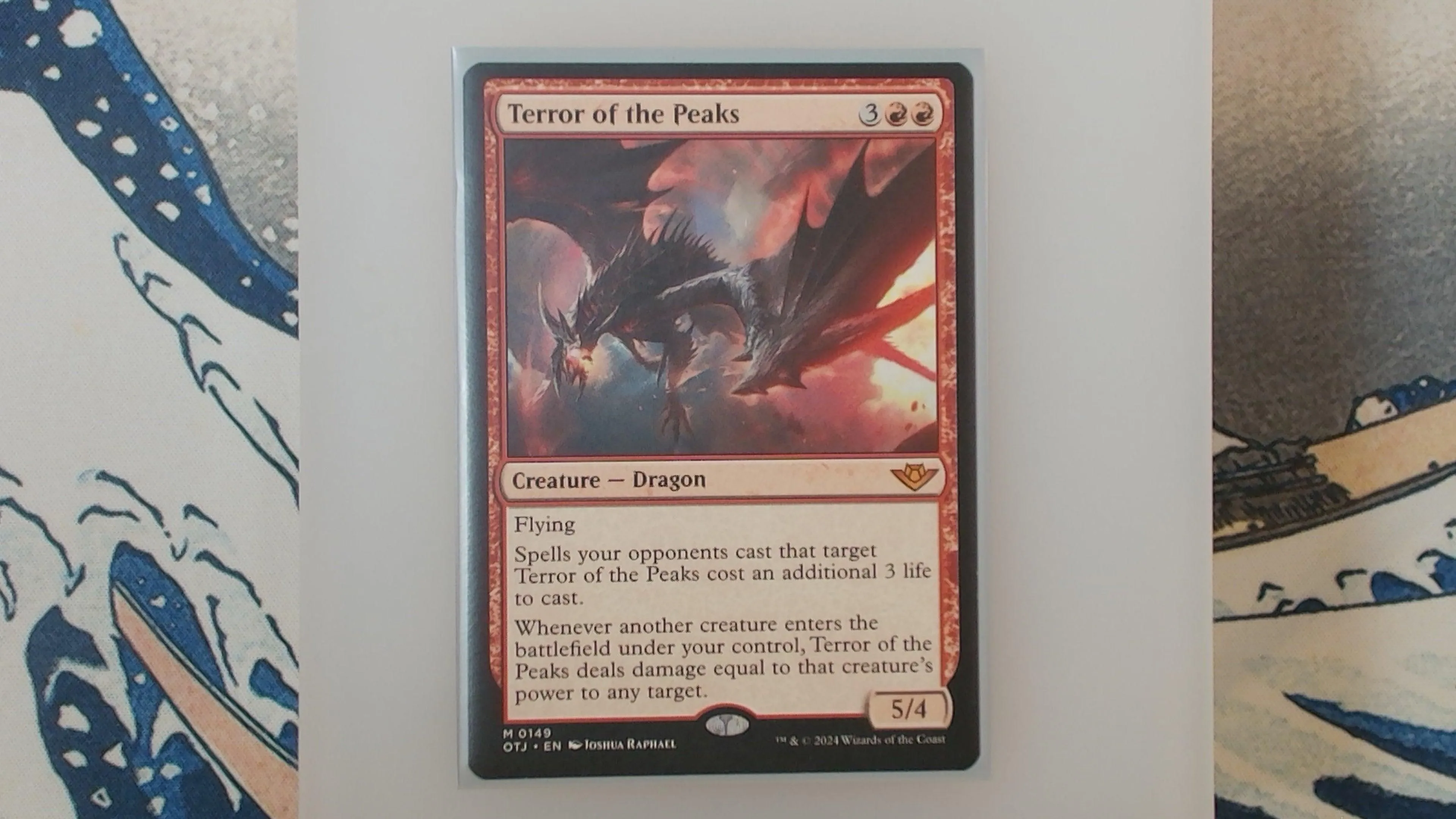 Terror of the Peaks Outlaws of Thunder Junction #149 2024 Lightly Played MTG