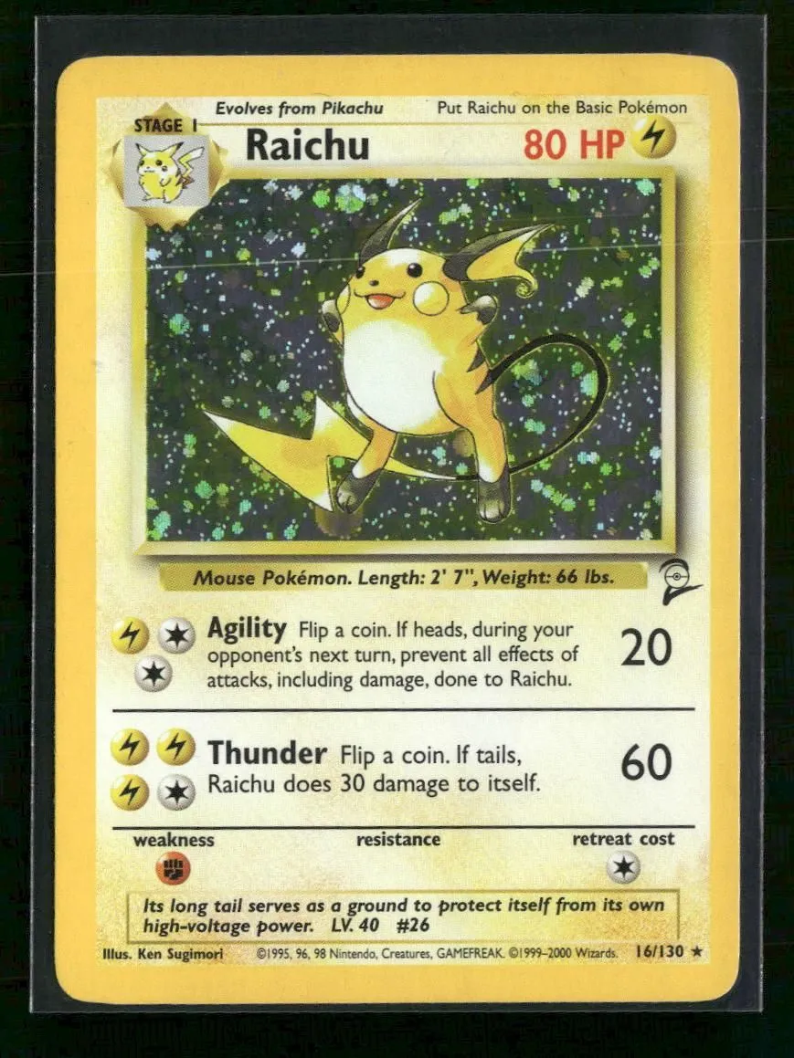 Base Set 2 Raichu #016/130