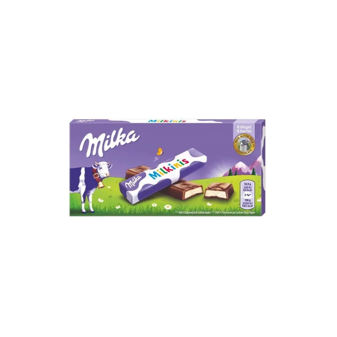Milka Milkinis Chocolate Bars 8pk (87g) - Poland