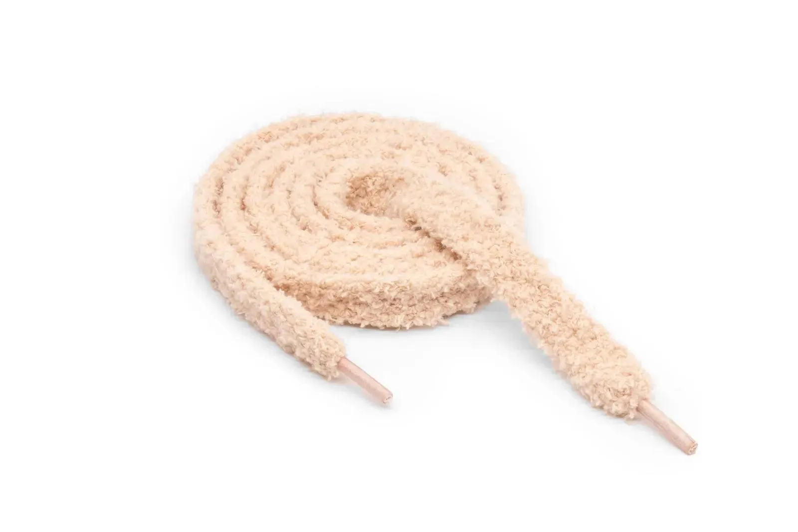 Fuzzy Laces Creme – Premium Schnürsenkel