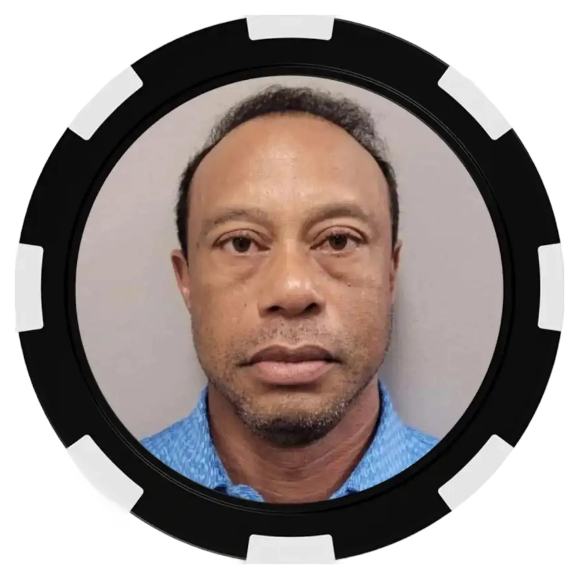 Tiger Woods Mugshot 2.0 Ballmarker