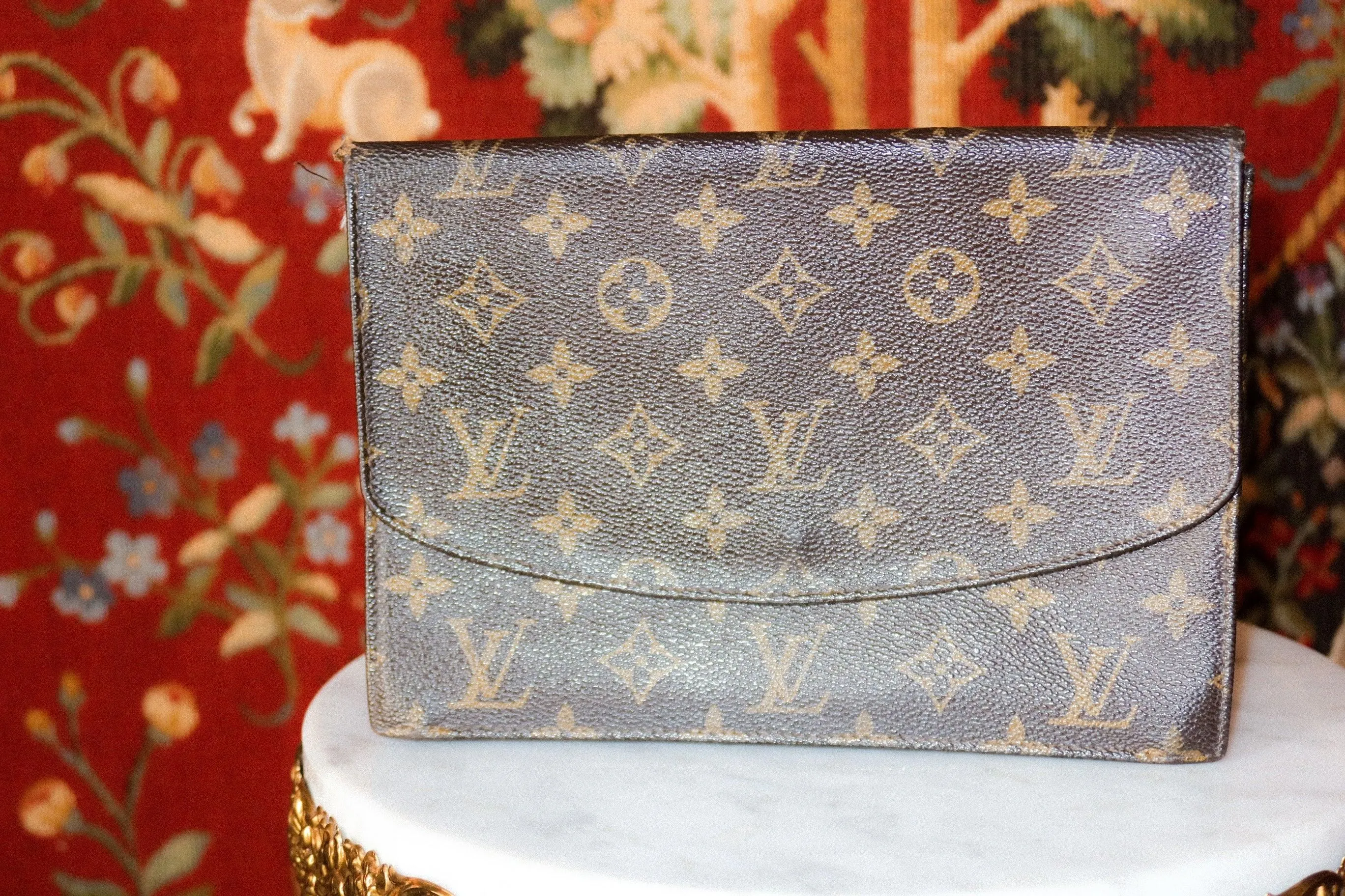 Vintage Louis Vuitton Monogram Pouch As Is LA-180