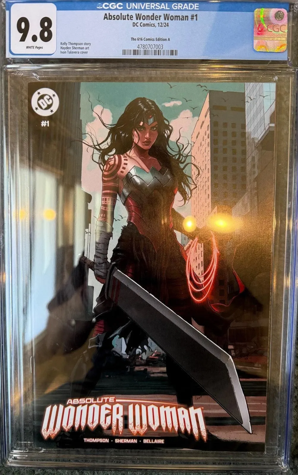 Absolute Wonder Woman #1 | CGC 9.8 | Ivan Talavera Exclusive | 616 Comics