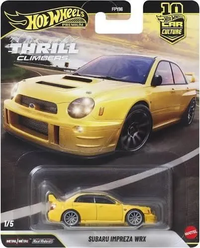 Mattel HotWheels Premium Subaru Impreza WRX