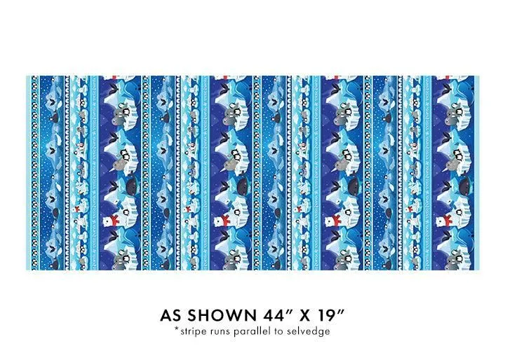 Arctic Friends Stripe Blue (Arctic Friends)