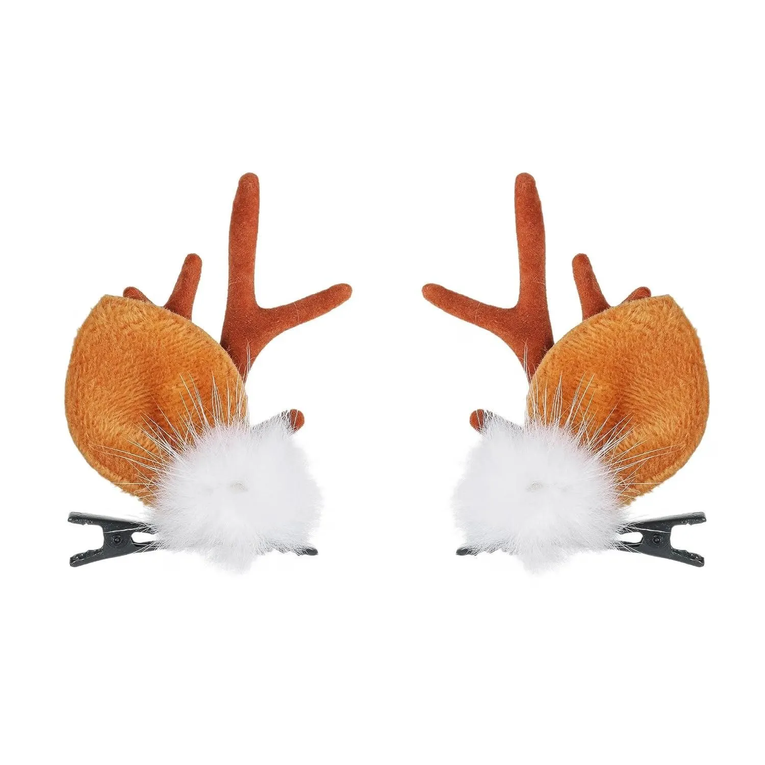 Christmas Hair Clips Small Christmas Reindeer Antlers Headband Hairpins Beauty Deer Headband Hair Accessory Headdress (ZJ14854)