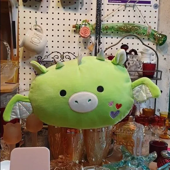 Product image for Valentines Day  12” Squishmallow Valentine Stackable Desmund the Dinosaur