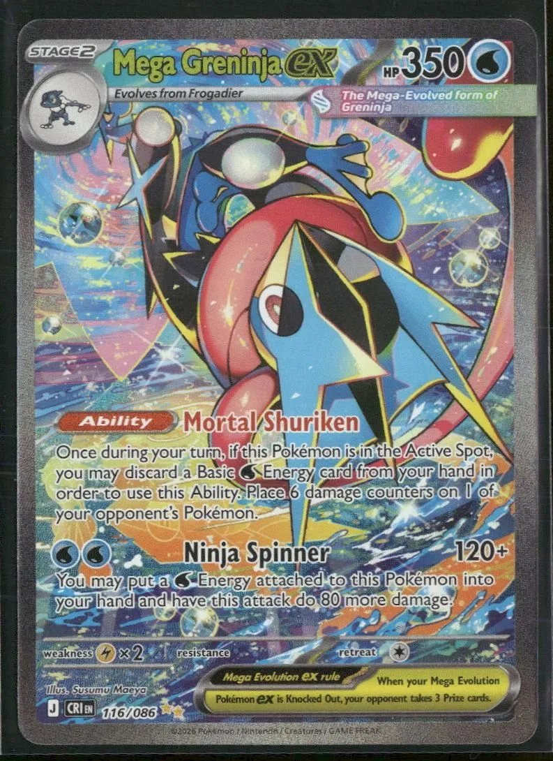 ME04: Chaos Rising Mega Greninja ex #116/086