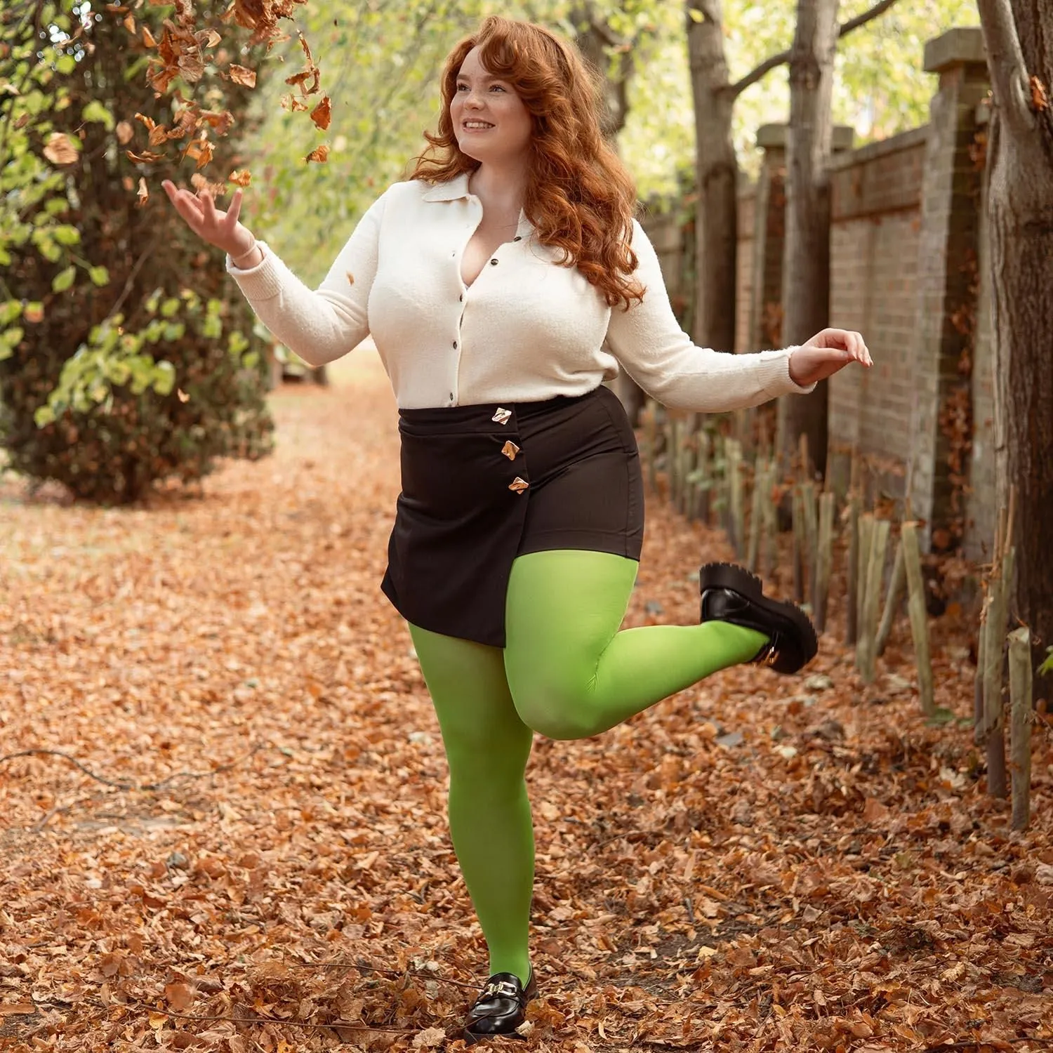 80 Denier Opaque Tights - Baby Goblin