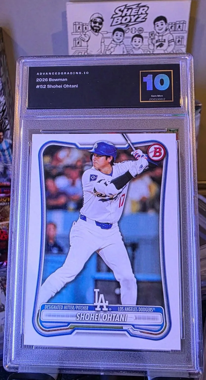 2026 Bowman Shohei Ohtani #52 AGI Gem Mint 10 Dodgers