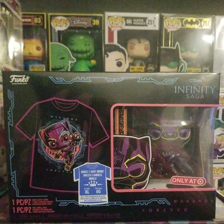 Product image for Black Panther (Black Light) and Tee