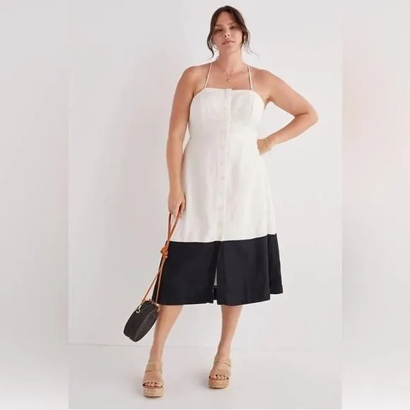 Product image for Maeve Linen Maxi XL New Anthropologie Tuxedo