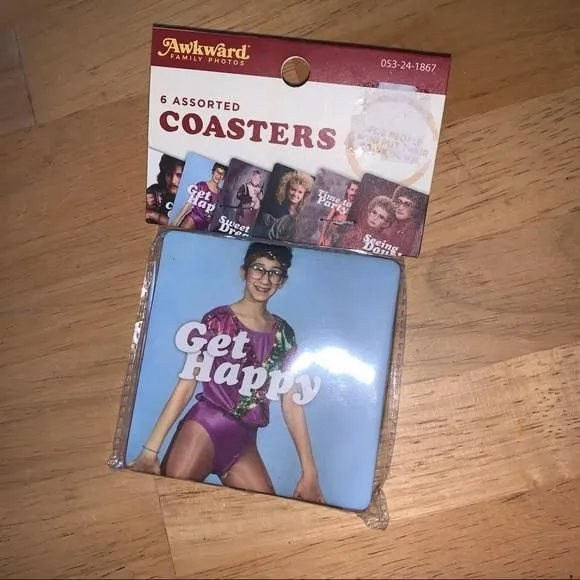 Product image for Funny Awkward Family Photo Coasters