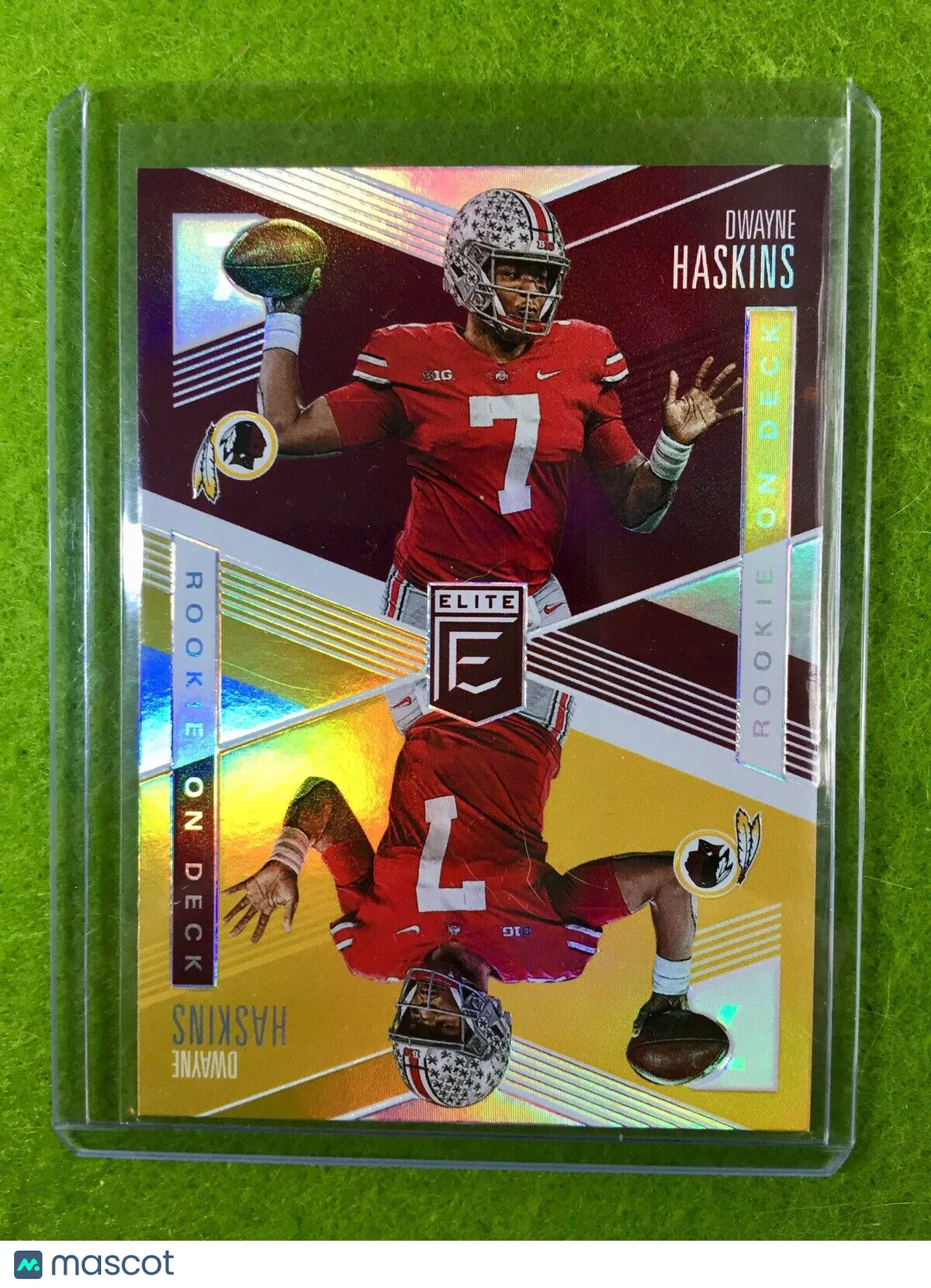Product image for DWAYNE HASKINS PRIZM ROOKIE CARD JERSEY #7 OSU REDSKINS SP RC 2019 Elite On Deck