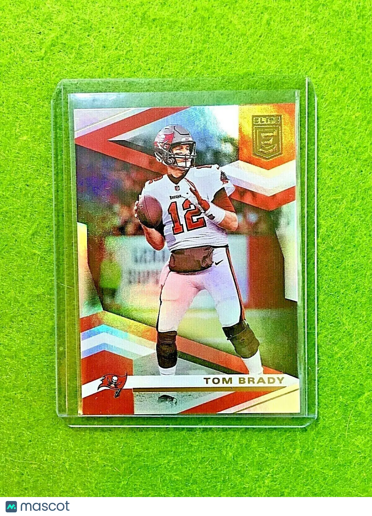 Product image for TOM BRADY PRIZM REFRACTOR CARD TAMPA BAY BUCCANEERS 2020 Panini ELITE