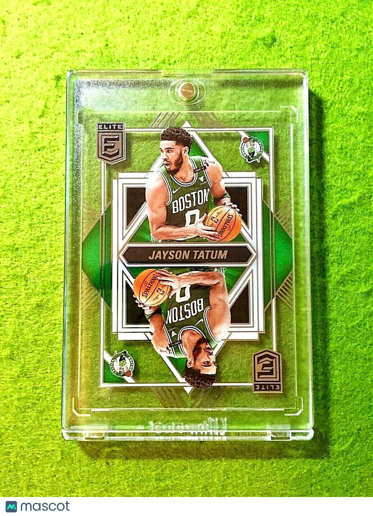 Product image for JAYSON TATUM CLEAR CARD JERSEY#0 CELTICS 2021 Donruss Elite DECK Jayson Tatum