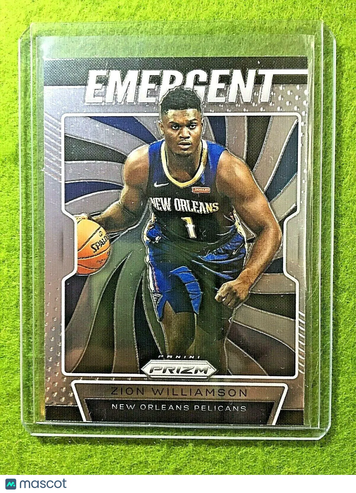 Product image for ZION WILLIAMSON PANINI PRIZM ROOKIE CARD JERSEY #1 PELICANS SP RC 2019 Prizm
