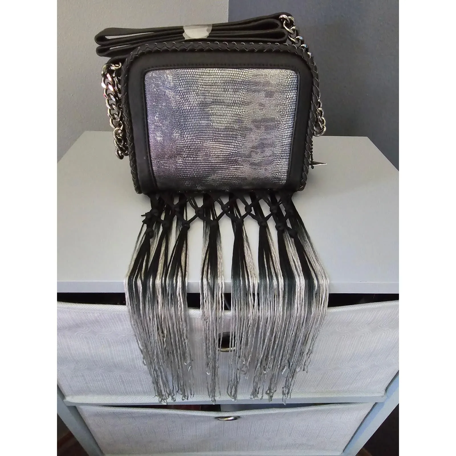 Product image for Sam Edelman Fringe Shoulder Bag - New