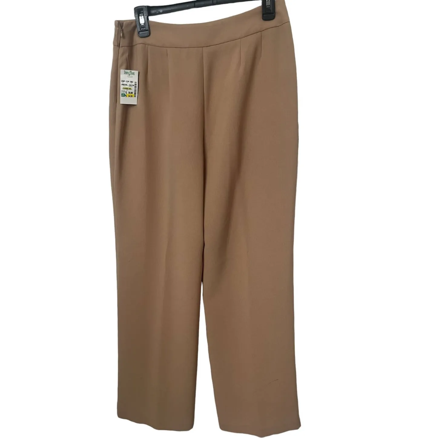 Product image for Vintage 90s Deadstock Evan Picone Beige Khaki Dress Pants Size 8  Small Medium 