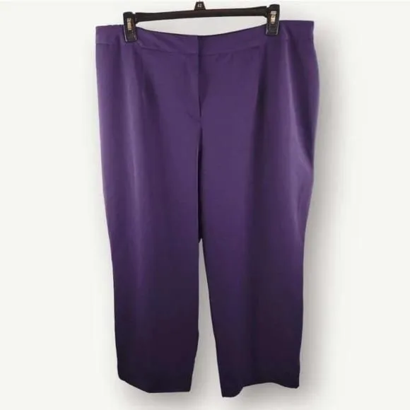 Product image for Tracy Evans Women Dress Pants Polyester Spandex Purple