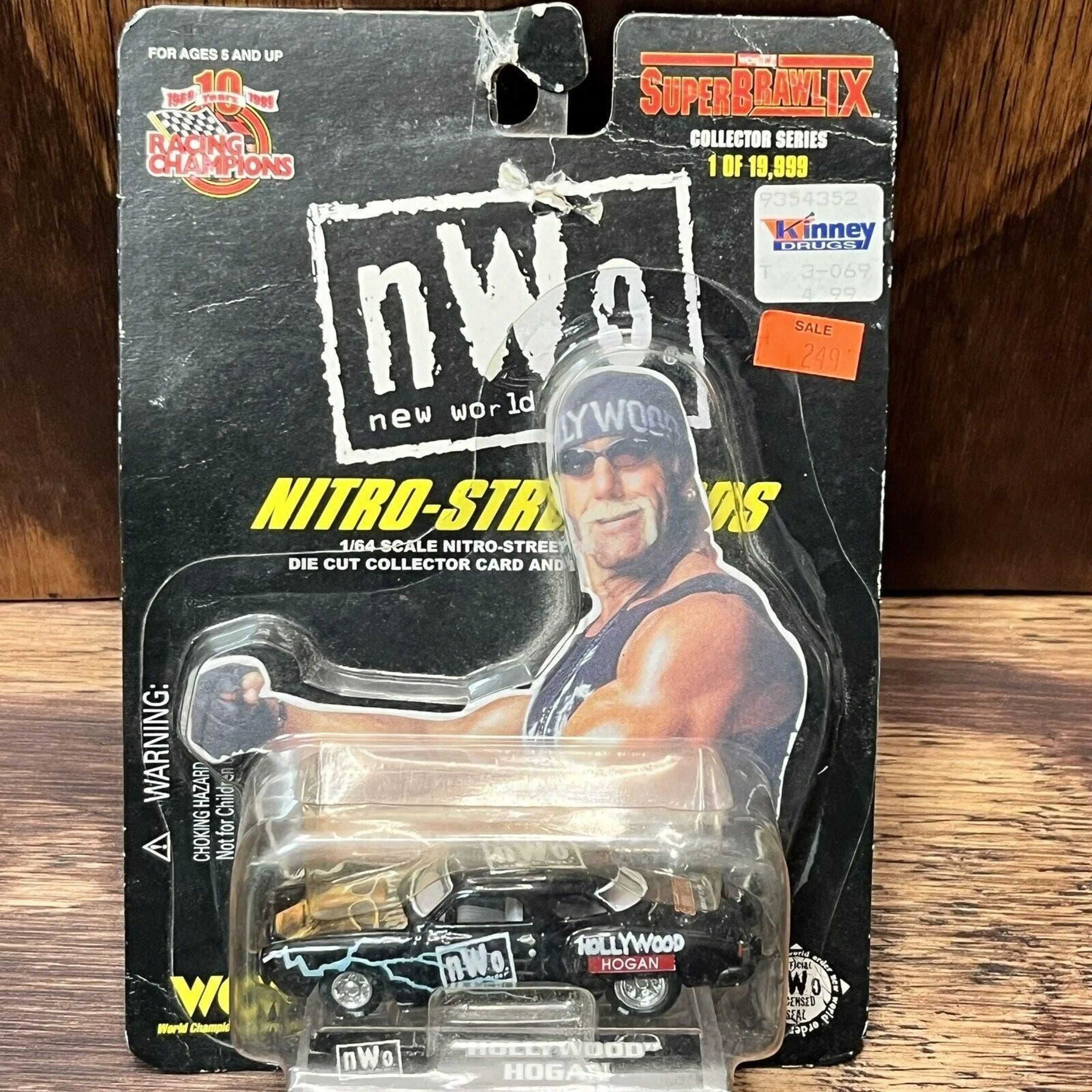 Product image for WCW nWo Racing Champions 1/64 Scale Nitro- StreetRods Hollywood Hulk Hogan