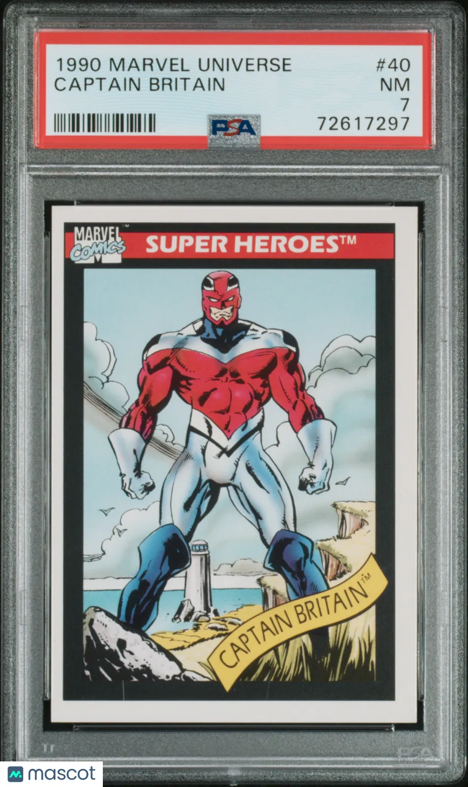 Product image for 1990 Marvel Captain Britain #40 PSA 7