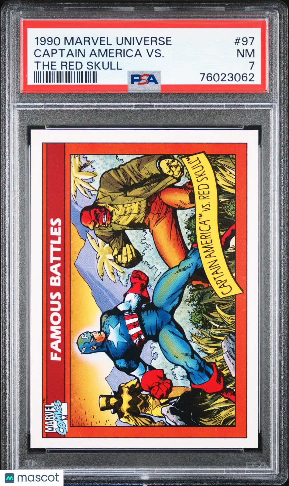 Product image for 1990 Marvel Captain America VS. #97 PSA 7