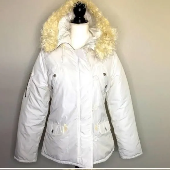 Product image for Roxy Women's Size Large White Insulated Snow Snowboard/Ski Jacket